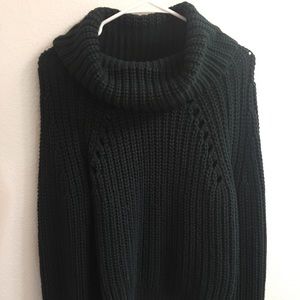 Dark green sweater